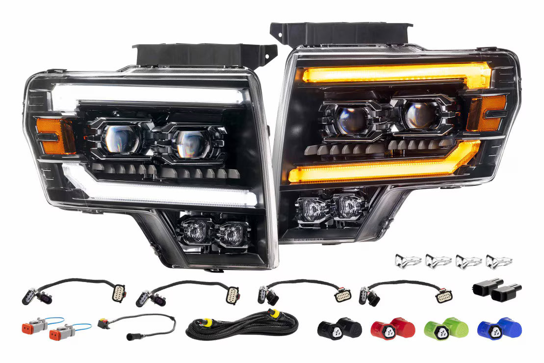 09-14 Ford F-150 XB Evo LED Headlights - Hellfire Offroad