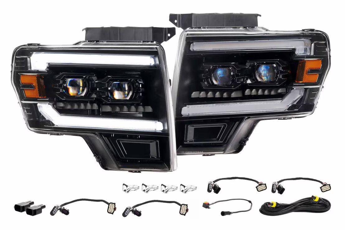 09-14 Ford F-150 XB Evo Hybrid LED Headlights - Hellfire Offroad