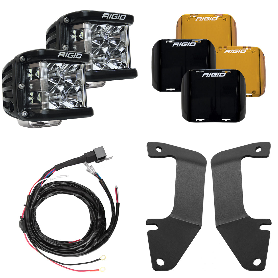 RIGID 2014-2020 Toyota Tundra A-Pillar Light Kit Includes D-SS Flood