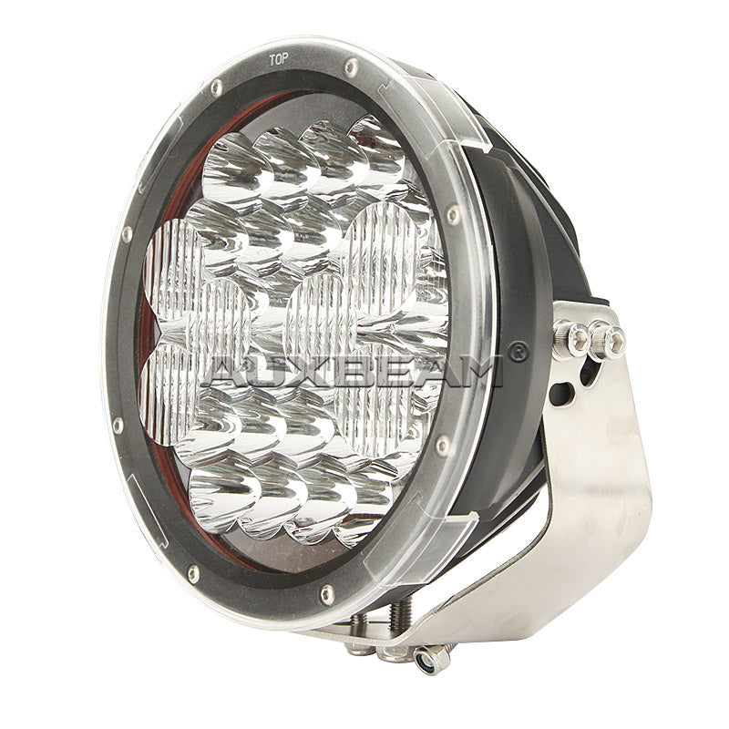 Auxbeam 9" 150w CREE Round Spot Beam Off Road LED Driving Light (Spot & Flood Mask) PAIR - Hellfire Offroad Lighting