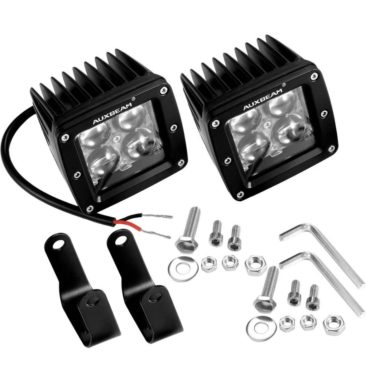 (2pcs/set) 3 Inch 20W 4D Hyperspot LED Pod Lights