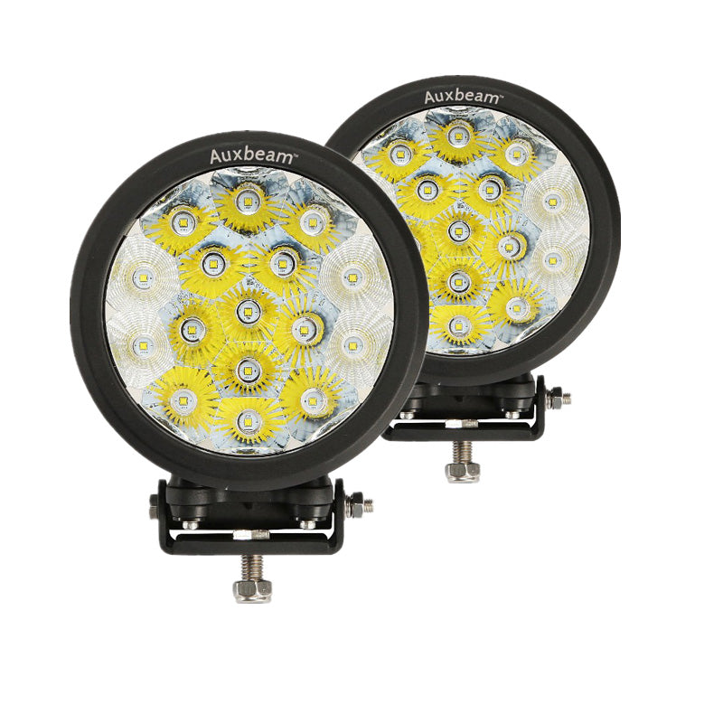 Auxbeam 7" 80w CREE Round Combo Beam Off Road Led Driving Light (2pc/Set) - Hellfire Offroad Lighting