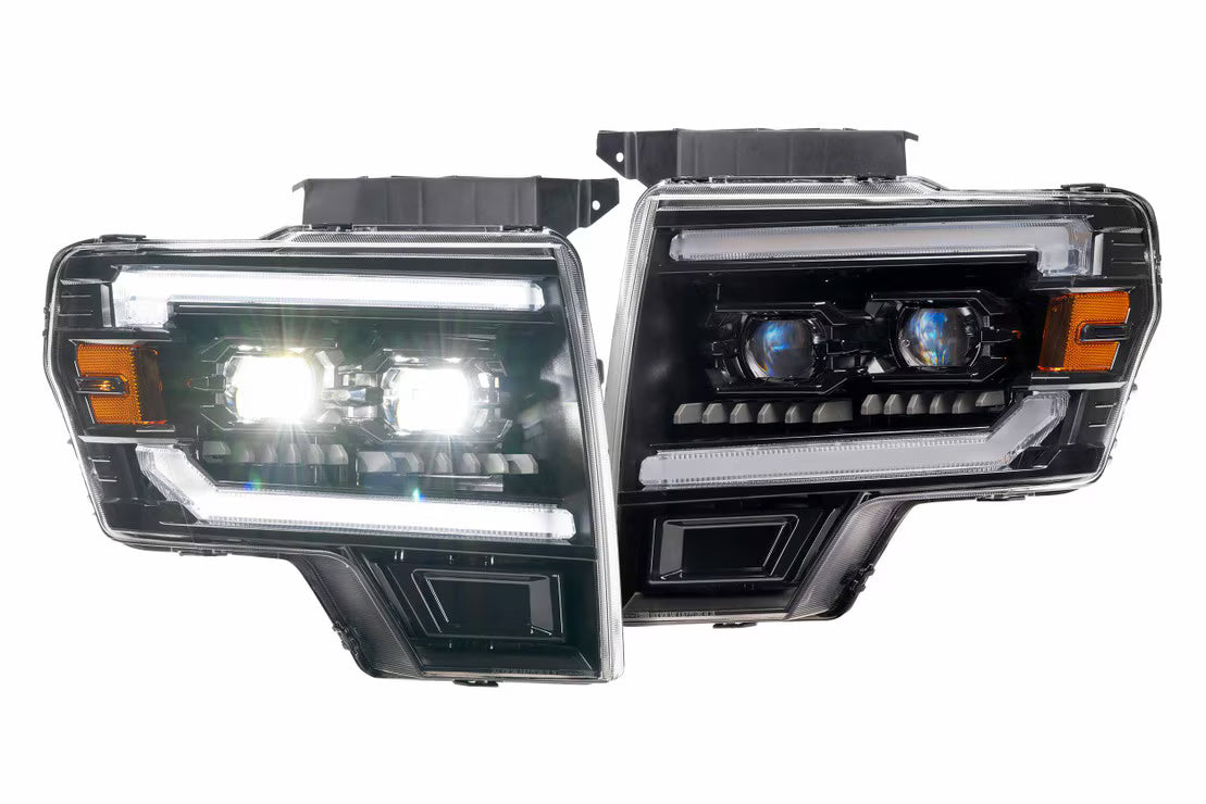 09-14 Ford F-150 XB Evo Hybrid LED Headlights - Hellfire Offroad