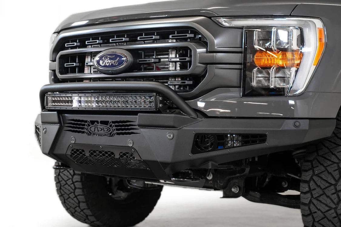 GGVF-F190111040103-HoneyBadger Front Bumper - Hellfire Offroad