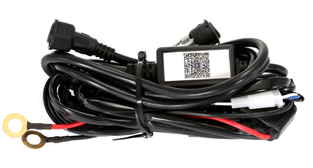 Auxbeam Color Changing/RGB Combo Curved LED Light Bar Wiring Harness