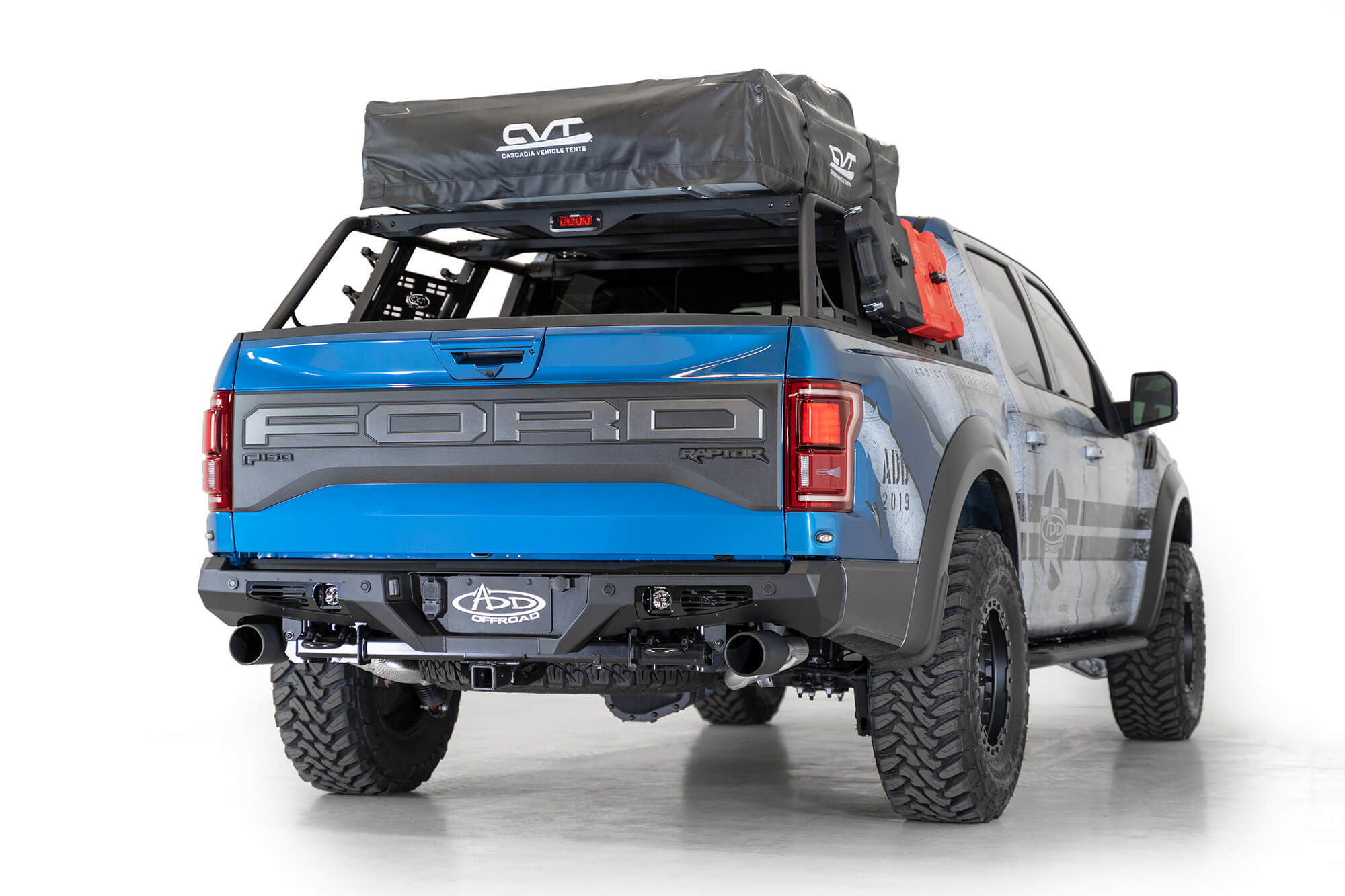 Fastback Shell For Raptor ADDICTIVE DESERT DESIGNS - 2017 - 2020 RAPTOR BOMBER REAR BUMPER ...