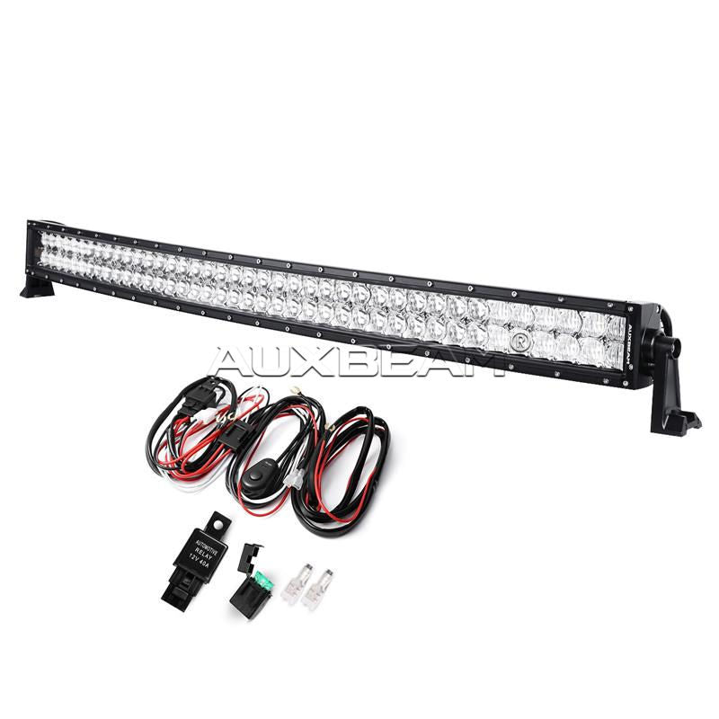 Auxbeam 42" 240w CREE Curved Combo LED Light Bar (5d Projector Lens) - Hellfire Offroad Lighting