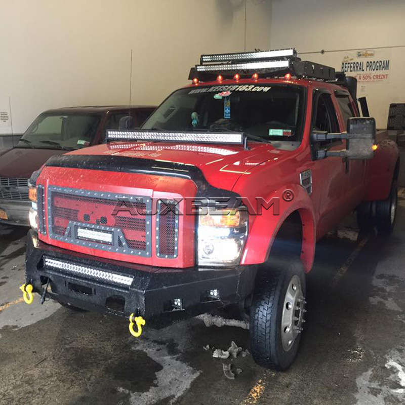 Auxbeam 50" 288w CREE Curved Combo LED Light Bar (5d Projector Lens) - Hellfire Offroad Lighting