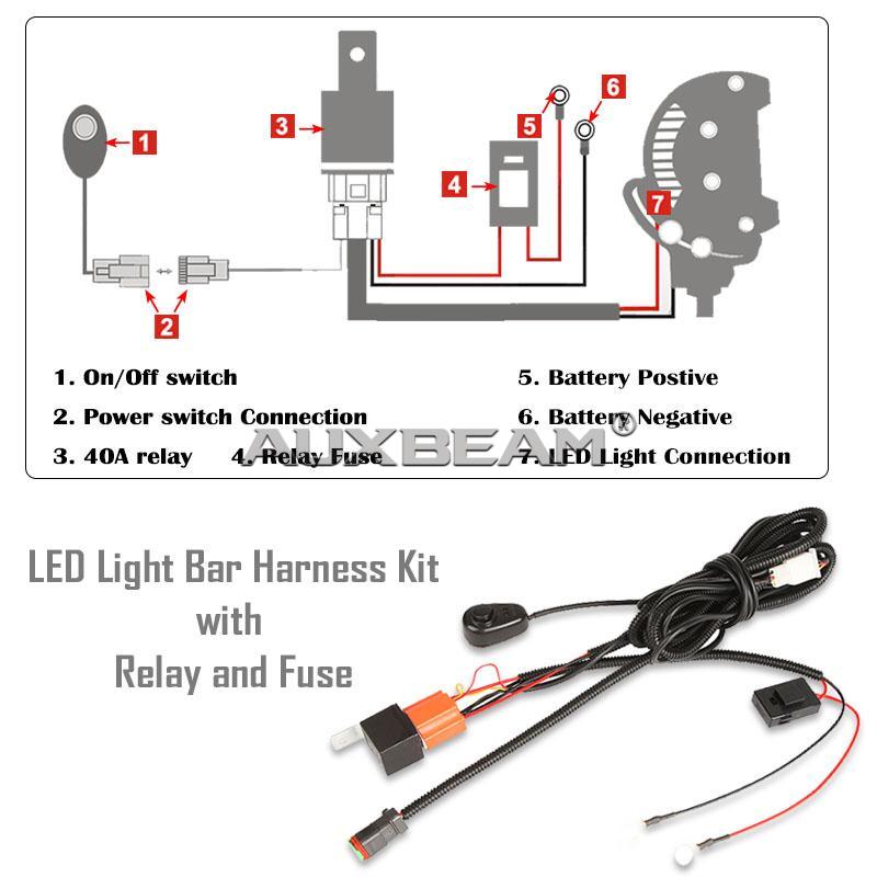 Auxbeam 52" 300w CREE Curved Combo LED Light Bar (5d Projector Lens) - Hellfire Offroad Lighting