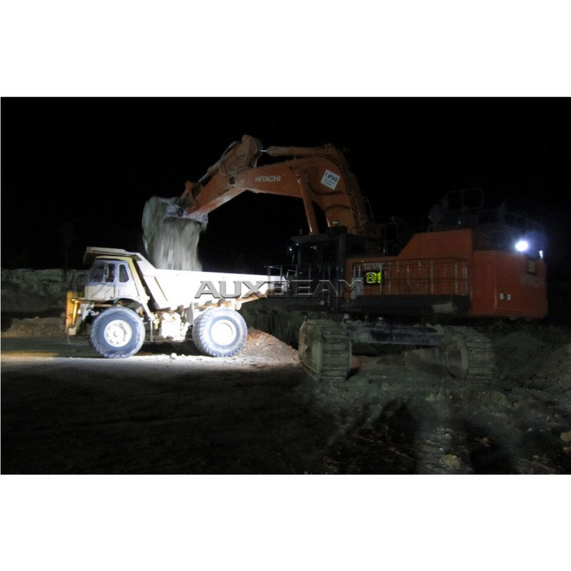 Auxbeam  9" 150w CREE Round Spot Beam Off Road LED Driving Light (Spot & Flood Mask) PAIR - Hellfire Offroad Lighting