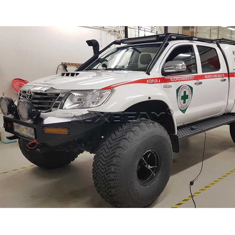 Auxbeam  9" 150w CREE Round Spot Beam Off Road LED Driving Light (Spot & Flood Mask) PAIR - Hellfire Offroad Lighting