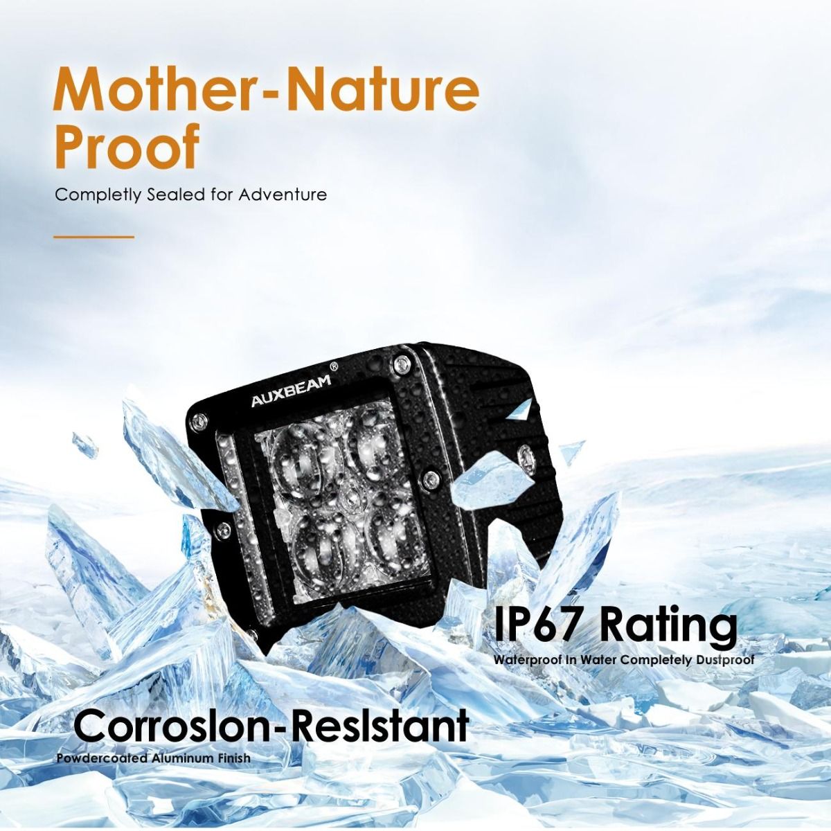 (2pcs/set) 3 Inch 20W 4D Hyperspot LED Pod Lights