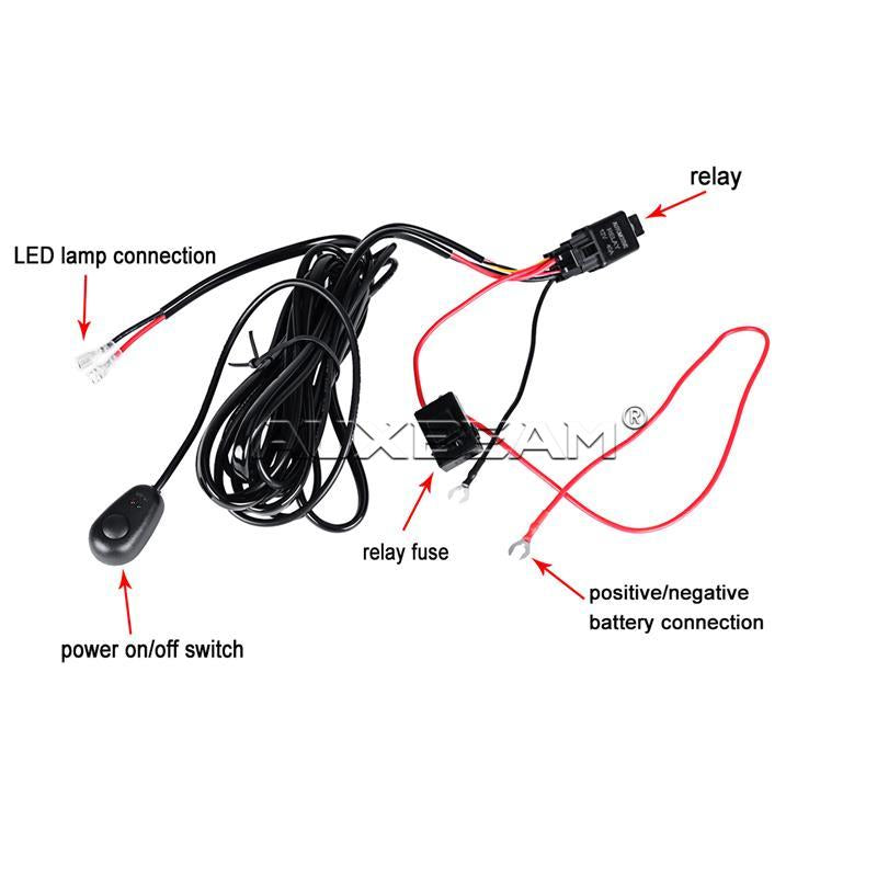 Auxbeam 50" 288w CREE Curved Combo LED Light Bar (5d Projector Lens) - Hellfire Offroad Lighting