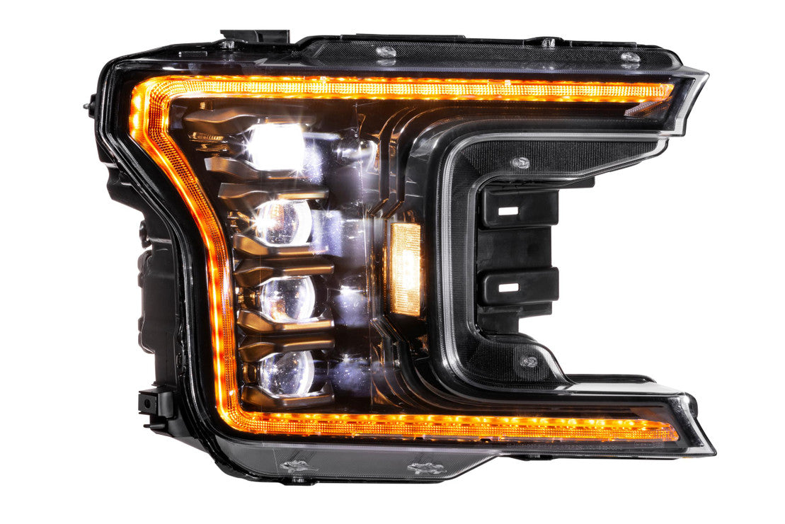 FORD F-150 (18-20): XB LED HEADLIGHTS ASM AMBER DRL