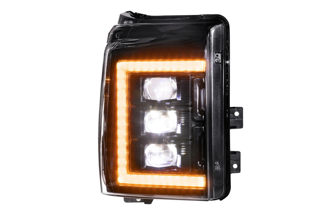 FORD SUPER DUTY (11-16): XB LED HEADLIGHTS ASM AMBER DRL