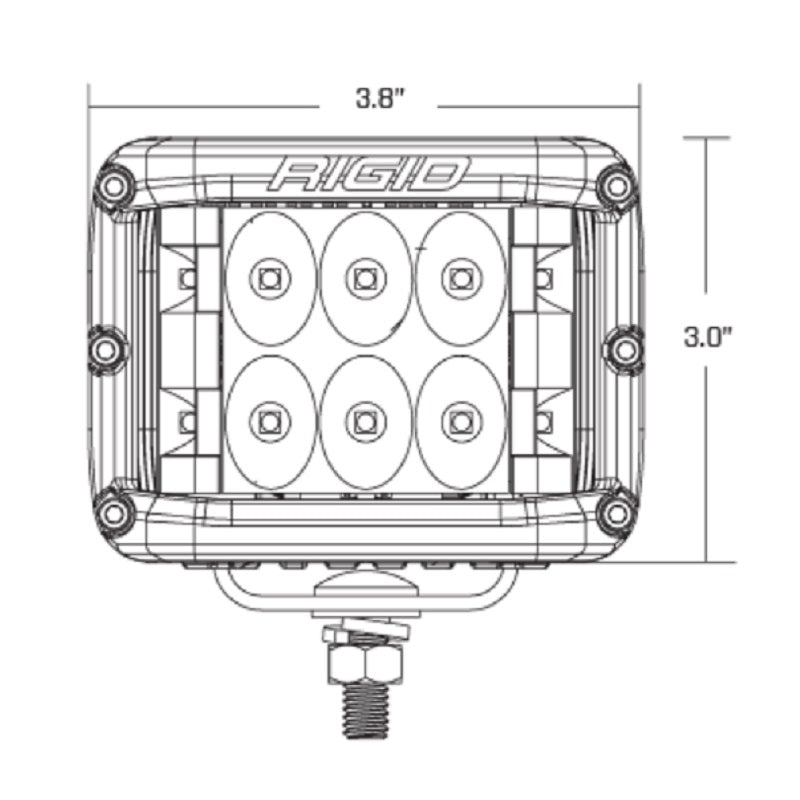 RIGID D-SS PRO Spot (pair/white) - Hellfire Offroad Lighting