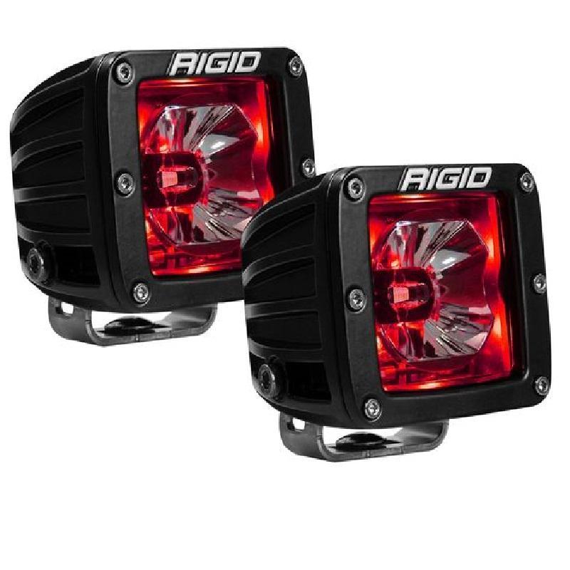 RIGID Radiance Pods - Red (pair) - Hellfire Offroad Lighting