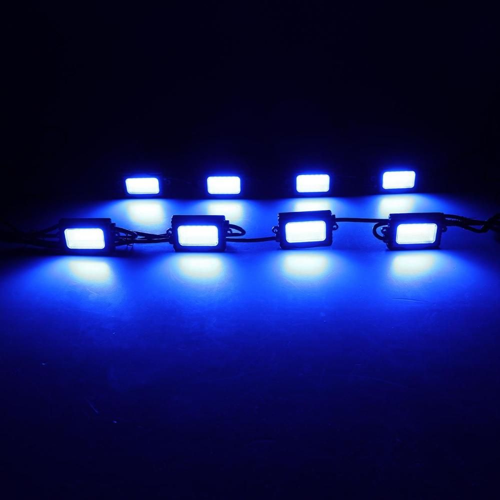 Auxbeam (8pcs/Set) Color Morph LED Rock Light RGB Light With Bluetooth Control - Hellfire Offroad Lighting