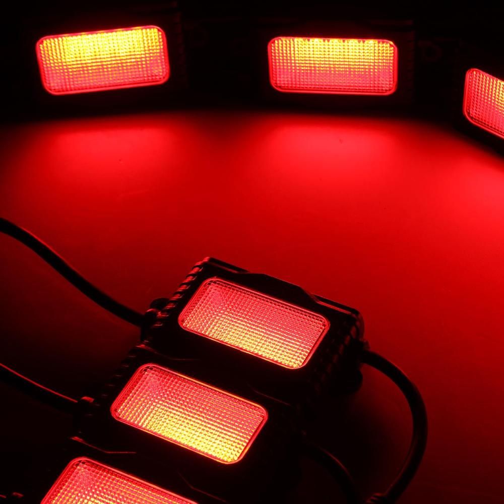 Auxbeam (8pcs/Set) Color Morph LED Rock Light RGB Light With Bluetooth Control - Hellfire Offroad Lighting