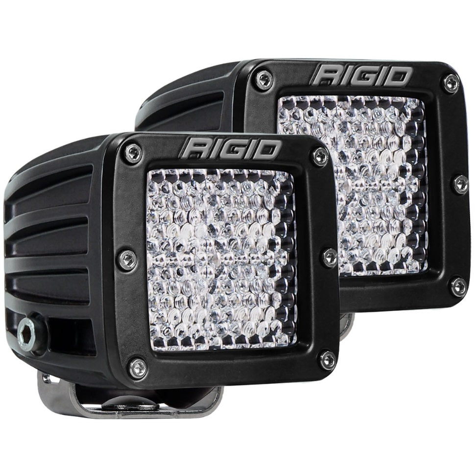 RIGID D-Series PRO Driving Diffused (Pair) - Hellfire Offroad Lighting