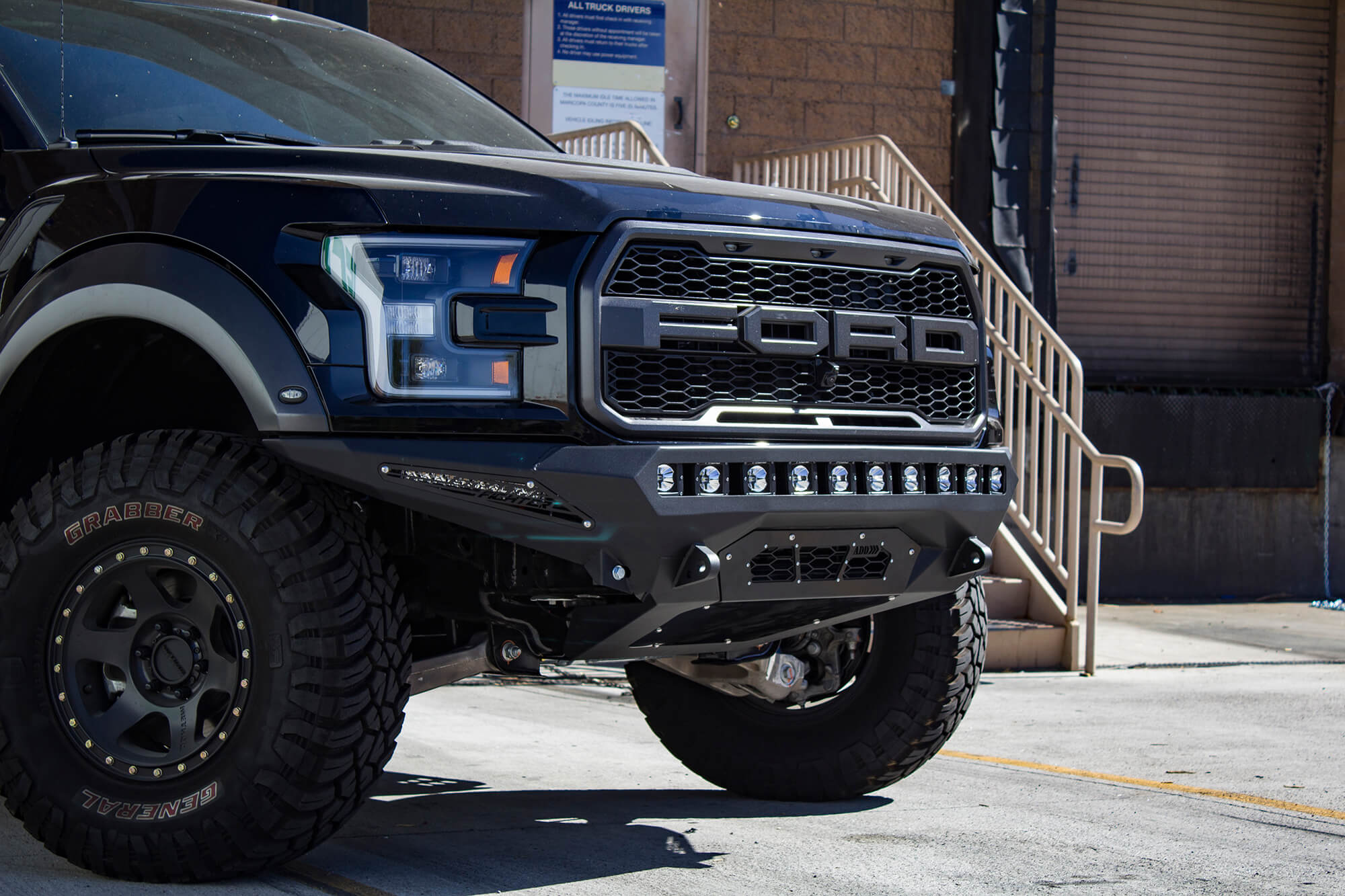 ADDICTIVE DESERT DESIGNS - 2017 - 2020 RAPTOR STEALTH FIGHTER FRONT BUMPER